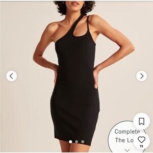 NWOT Bailey 44 Chic Black One-Shoulder Dress Size Small